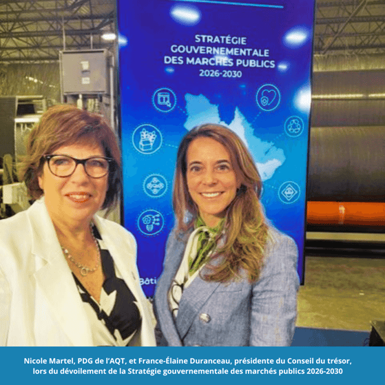 Nicole Martel, PDG de l’AQT et (1)